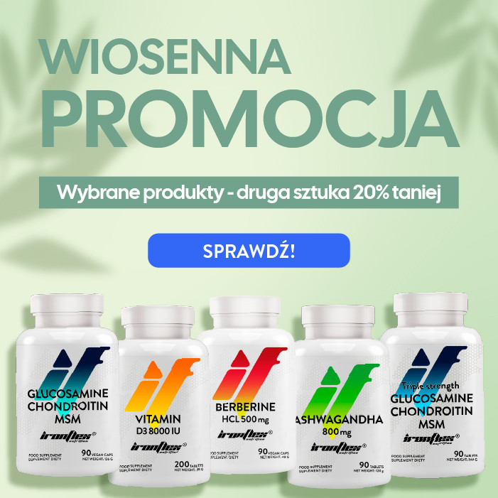 Wiosenna promocja - wybrane produkty druga sztuka 20% taniej